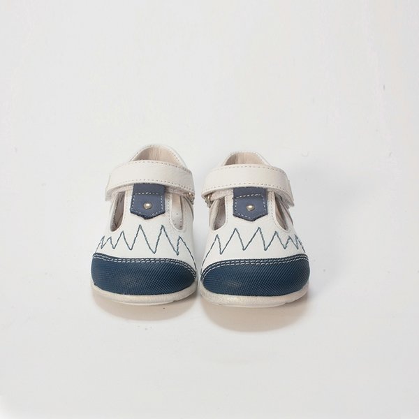 Zapato niño Blanco y Azul Andanines