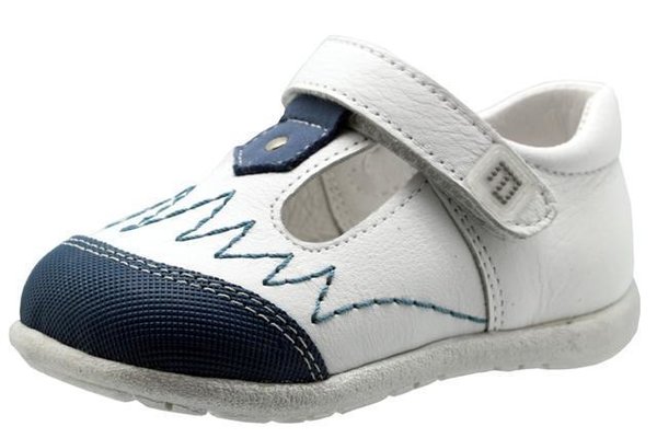 Zapato niño Blanco y Azul Andanines