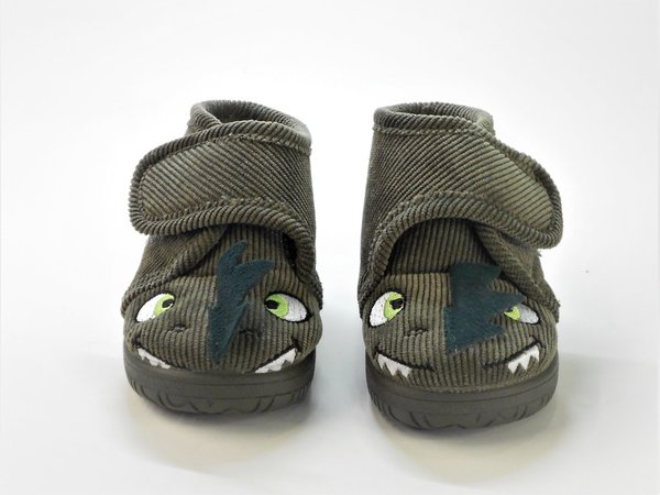 Zapatillas de estar en casa para niño con velcro