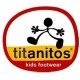 Botas de piel Titanitos en color Topo para niña