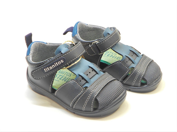 Sandalias de piel Titanitos para niño mod. B500 Patricio