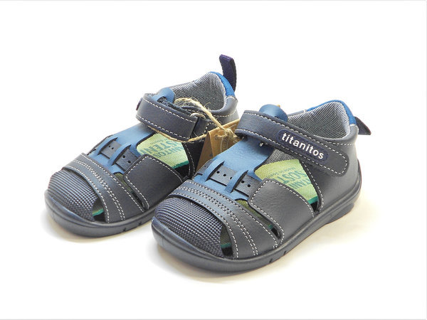 Sandalias de piel Titanitos para niño mod. B500 Patricio