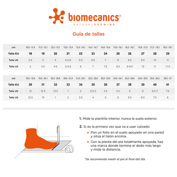 Biomecanics deportivas con velcro mod. 242132-A en azul